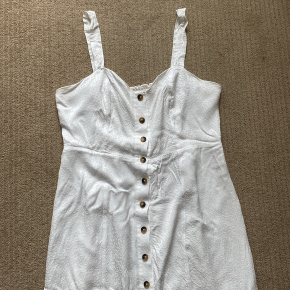 Good American The Bustier Dress, Ivory Leopard - Picture 3 of 17